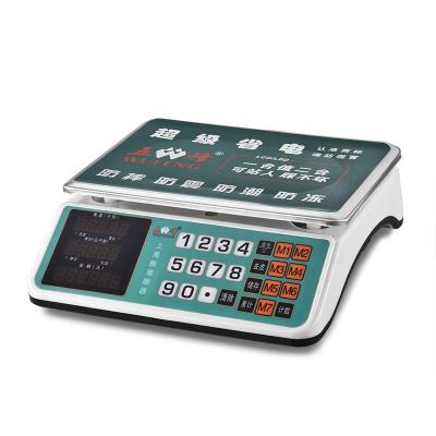 China ACS Electronic Price Calculating Scale With Touch Screen Button 33.5*23 cm for sale