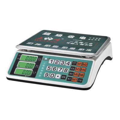 China acs 30 digital electronic price calculation scale 33.5*23 cm for sale