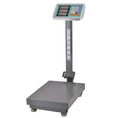 China 600kg/300kg/150kg/60kg/30kg Digital Electronic Weighing Platform Scale with Pole 30*35cm/30*40cm/32*42cm/35*40cm/40*50cm for sale