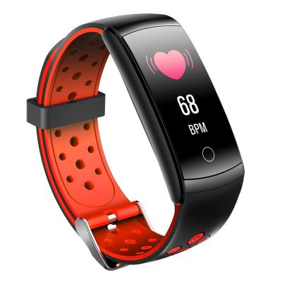 China MP3 Playback Q8T Reloj Wristband Smart Watch Heart Rate Sport Q8T Smart Wristband Body Temperature Health Smart Wristband for sale