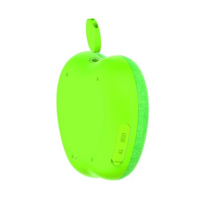 China Wireless waterproof TF card mini tws speaker IPX7 MIC design portable fruit speaker for sale