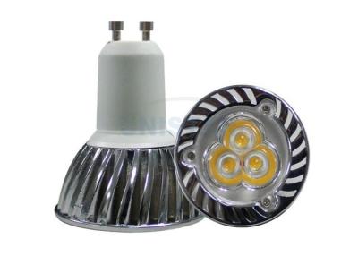 China blanco caliente/puro/fresco del proyector de 3W GU10 LED lámpara de la luz del punto del ángulo de haz de 38/60 grados en venta