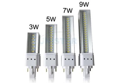 China CE RoHs Approved PLC Samsung 5630 SMD LED G24 Lamp Light, 9W 4pins 120 Degree View Angle for sale