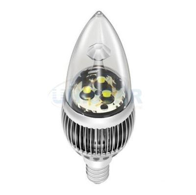 China luces de la vela de 3W, E14/bombillas interiores de E26 LED ángulo de haz de 150 grados 50 - 60HZ en venta