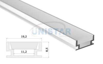 China HR-ALU series Heavy Duty Aluminum Flat LED Profile Housing for LED Tape Light for sale