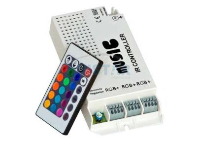 China 60W 12V Music RGB LED IR Remote Controller For Flexible RGB LED Strip Lights for sale