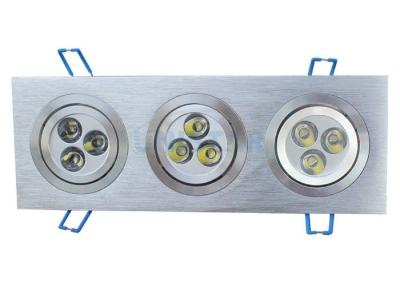 China 9W Square LED Recessed Downlight Fixtures, Cree / Edison LED Commercial Lighting for sale