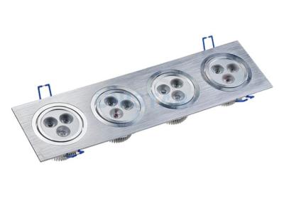 China Kombinierte LED beleuchten unten 12W, Meanwell Stromversorgung vertieftes Dimmable geführtes Downlights zu verkaufen