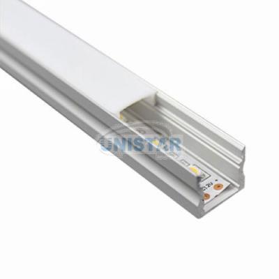 China Anodisiertes Aluminium führte Aluminiumprofil für 5050 RGB geführte Streifen 12vdc zu verkaufen