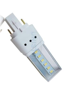 China Dimmable 120 Degree 2 Pins / 4 Pins G24 LED Light Lamp 3W with 6pcs 5630 SMD LED for sale