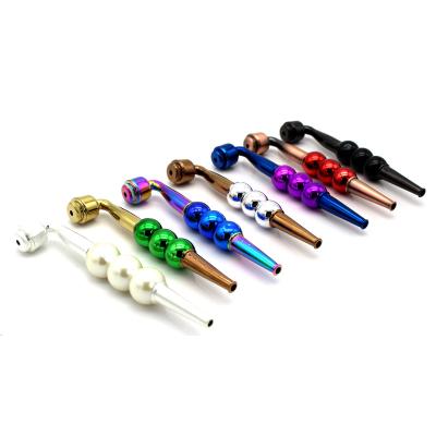 China Minimalist Gunter Design Tobacco Glass Metal Pipe Smoking Accessories Set Wholesale Smoking Pipes for sale