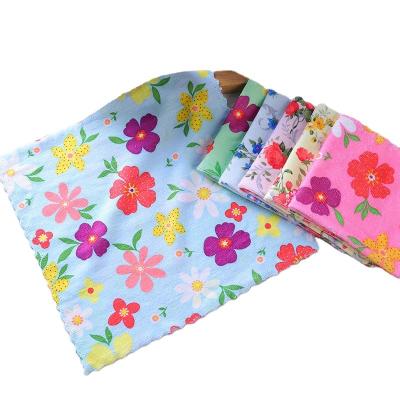 China Jacquard baby use handkerchief kids face towel fabric custom printed baby handkerchief cheap ladies handkerchiefs print for sale