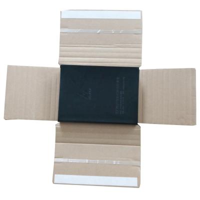 China Books Packaging Mailer with E Flute Board Recyclable Cross Kraft Corrugated Cardboard for sale