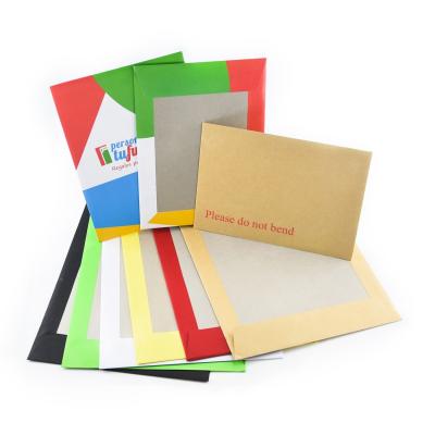 China Promotion Grey Board Backed Envelopes with Custom Logo and Kraft Paper Safe Shipping for sale