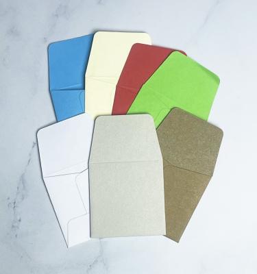 China Small Square Coin Envelopes Colour Paper Money Envelopes for Coin And Seed 2 x 2 inch for sale