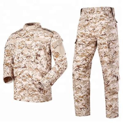 China Breathable Three-color Desert Camouflage Army Uniform Security Guard ACU Uniforms For Male for sale