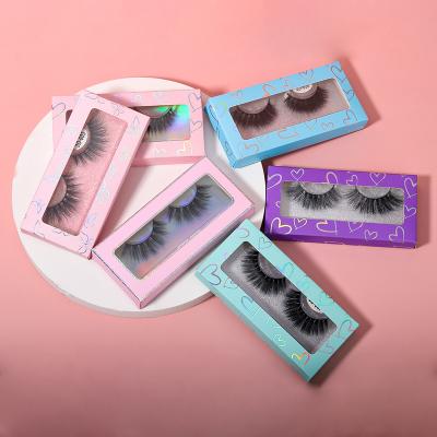 China Wholesale Premium Soft Natural Eyelash 3D Mink Lashes Handmade Mink Eyelashes Private Label Square Round Storage Paper Lashes for sale