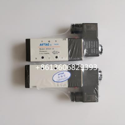 China AIRTAC low pressure solenoid valve two position five way action valve 4V210/310/410 plastic bottle blow molding machine parts for sale