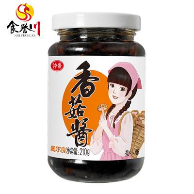 China The Mushroom Sauce Original Flavor Condiment Seasoning Sauce Mushroom Sauce Served With Rice Noodle ZM002 for sale