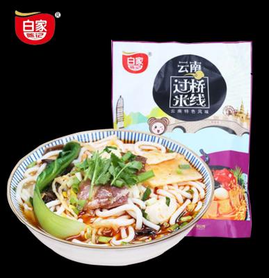 China Dried Chinese Foods Rice Noodles With Seasoning Yunnan Bridge Noodle for sale