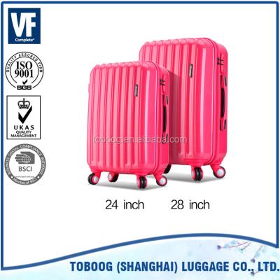 China High Quality ABS Factory Supply Professional ABS PC Trolley Luggage Set for sale