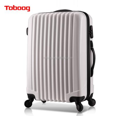 China ABS 2022 ABS+PC China supplier in gear luggage with TSA code lock good price hard case hot sale luggage for sale