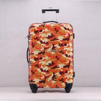 China 2022 ABS Vintage Sky Travel Zipper Luggage Bag For Teenagers Custom Handy Luggage for sale