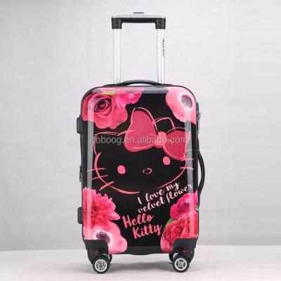 China 2022 ABS Unique Blue Color Leisure Travel Zipper Luggage Bags Outdoor Luggage for sale