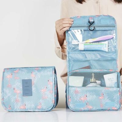 China Wholesale Fashion 2022 Foldable Travel Hanging Toiletry Bag Waterproof Cosmetic Bag Wash Cosmetic Bag for sale