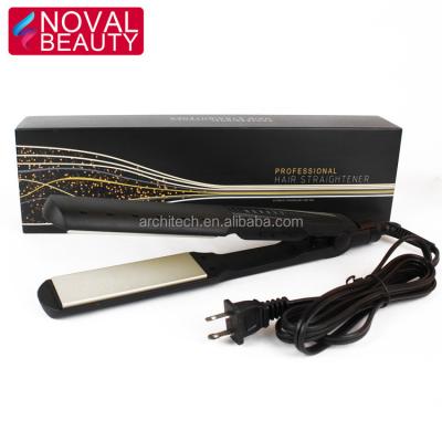 China Quick Heating Private Label Ceramic Coating / Titanium Hair Straightner With LED for sale