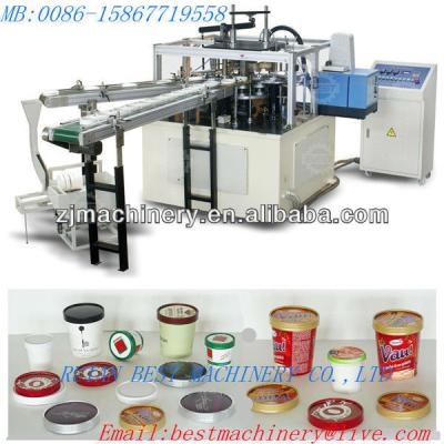 China Patent device automatic papar lid making machine for coffee cup ZGJ-50 for sale