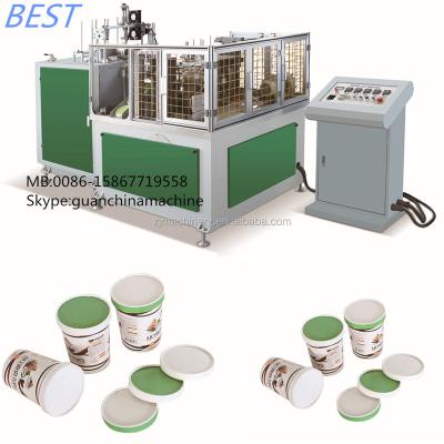 China paper cup lid making machine, ice cream lid making machine ZGJ-60 for sale