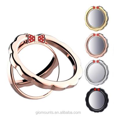 China With Mirror For Dial Phone Stylish Ring Grip Kickstand Ring Holder For Mobile Phone for sale