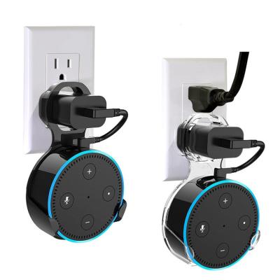 China Wall Mount Hanger Smart Home Hanger Holder Stand Outlet Wall Mount for Amazon Echo Dot 2 for sale