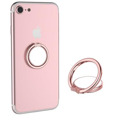 China With Mirror For Dial Metal Finger Grip Girl Mirror Cell Phone Ring Stand Holder For iPhone X for sale