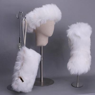 China Factory Direct Wholesale Women's PVC Fur Fur Boots Boots For Women With Heels And Fur for sale