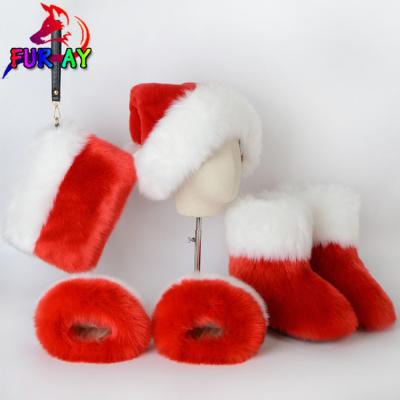 China Factory direct wholesale PVC fur boots for women fur boots for children fur boots for men for sale