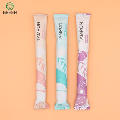 China Digital High QualityEco Customized Chinese Hygienic Soft Tampons With Applicator for sale