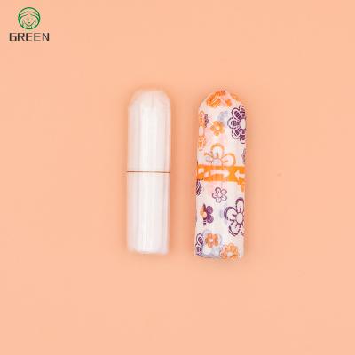 China Digital 100% Cottonorganic Organic Cotton Pad Create Logo Paper Applicator Tampons for sale