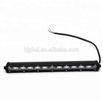 China Factory Wholesale Single Row Work Light Led Work Light 12-80v Led Daytime Running Light 36W Offroad Light for sale