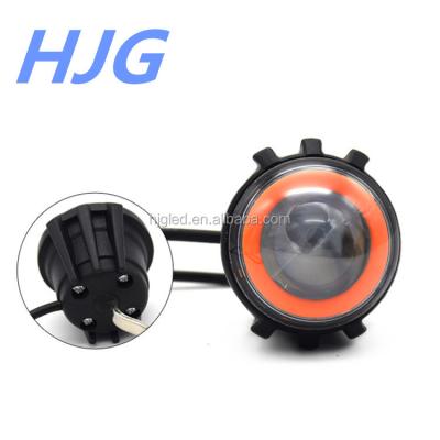 China mirror light motorcycle led mirror light 12v led light with ring 10w led motorcycle light for sale