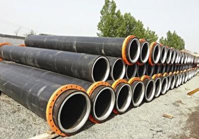 China connected well no leakage hdpe pipe with steel ring inside for sale