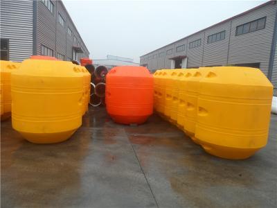 China bright yellow color plastic MDPE floaters anti-corrosion pipe floaters export to Australia for sale