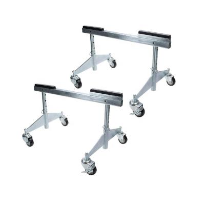 China Industrial Rolling Steel Chassis / Portable Adjustable Sprint Carts, Miniature Car Chassis Racks / Sprint Car Frame Rack Cart - Set of 2 for sale