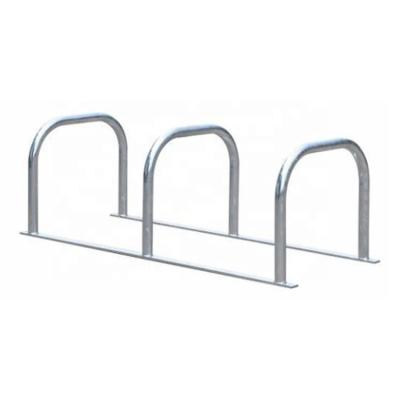 China U-Hoop Hot-Dipped Galvanized Bike Rack U-Shaped Rack Suitable For Schools Or Business Premises for sale