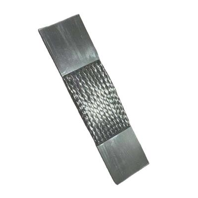 China Simple and Easy Installation High Current 250A Tinned Flexible Braided Copper Bus Bar for sale