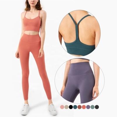 China Breathable Fitness Activewear Sets Women Sport Bra Yoga Legging Set for sale