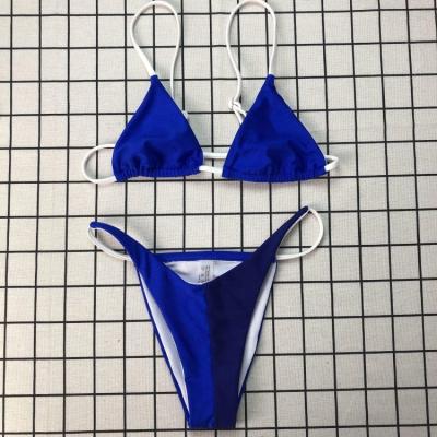 China New Halter Beachwear Swimwear Women Fitness Girl Micro Mini Thong Two Piece Bikini Set Mature Sexy Teen Plus Size Swimwear for sale