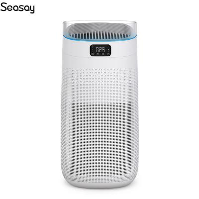 China PM2.5 China New Household Portable Activated Carbon HEPA Filter Laser Sensor Air Purifier For Home Room Office for sale