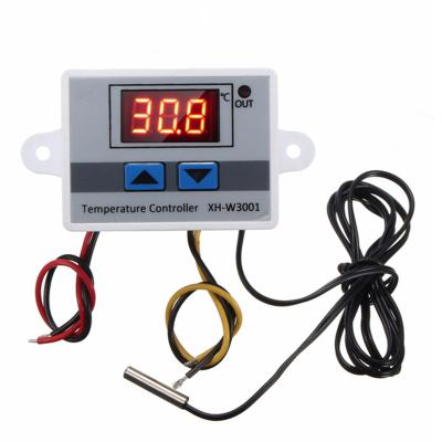 China 110V /220V W3001 Digital LED 10A Temperature Controller Thermostat Control Switch Probe XH-W3001 Xh w3001 Temperature Controller for sale